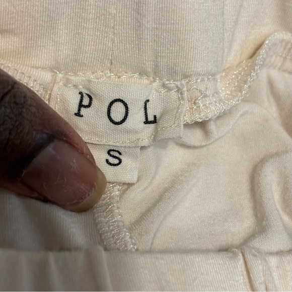 Pol | Floral Lace Cream Wide-Leg Pants - Picture 10 of 16